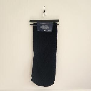 Tommy Hilfiger Chenille Throw‎ 50"x60" Navy Blue Brand New with Tags